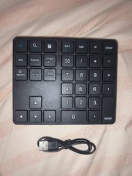 無線藍牙數字鍵盤 2.4G Type-C充電