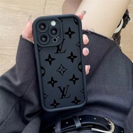 Casing OPPO A79 5G A98 5G A73 A78 5G A83 A37 A16K A16E A1K A78 4G YT69A black flower Soft Angel Eyes