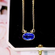 台北奧斯珠寶 藍寶石項鍊鎖骨鏈3.61克拉