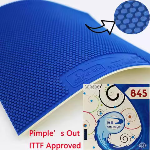 Original METEOR 845 Pips-out Table Tennis Rubber Sheet Fast Attack Short Pips Offensive Ping Pong Bl
