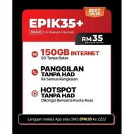 RM35 EPIK+ 130GB (30days) TUNETALK 5G ORIGINAL