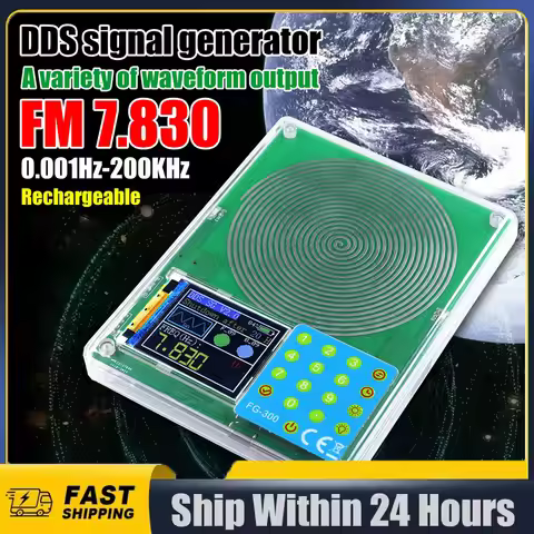 FG-300 DC5V 7.83HZ Schumann Wave Generator DDS Function Signal Generator 0.001Hz-200KHz Multiple Wav