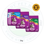 Whiskas Dry Cat Food (Adult 1+)-3kg