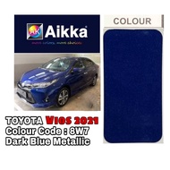 TOYOTA VIOS 2021 8W7 DARK BLUE METALLIC  2K CAR PAINT / CAT KERETA