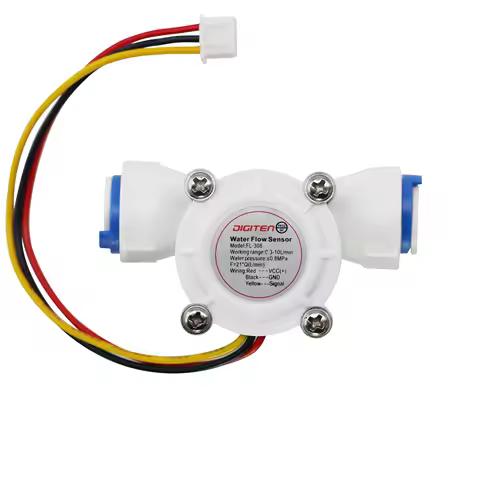 DIGITEN G3/8" Quick Connect Water Flow Sensor Switch Flowmeter Counter 0.3-10L/min