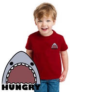 Hungry Shark Kids Cotton Short Sleeve T-Shirt