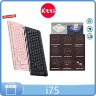 KZZI i75 low axis three mode mechanical office gaming keyboard Aluminum frame thin and portable full