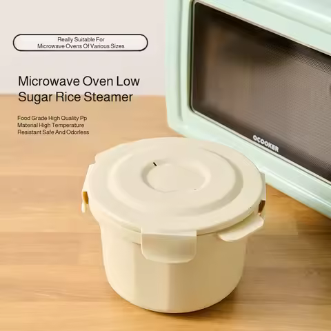Portable Steam Rice Cooker Portable Rice Cooker for Commuters Low Sugar Lunch Box Steamer