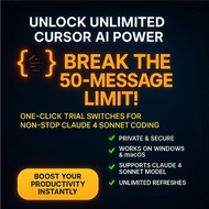 Cursor AI Unlimited Access | Claude 4 Sonnet Available! | Break 50-Message Limit!