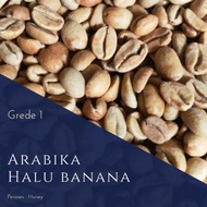 arabika green bean HALU BANANA peroses honey