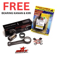 CONROD STANG SEHER FORGED + BEARING KRUK AS BRT MIO CARBON MIO OLD NEW SPORTY SMILE CARBURETOR Super