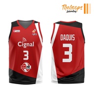 THL X Cignal HD Spikers Maroon Full Sublimation Volleyball Jersey - Daquis FREE CUSTOMIZE OF NAME AN
