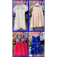 [COMBO 103 ] 2hand baby dress size 110 Length 50,56,61,65cm