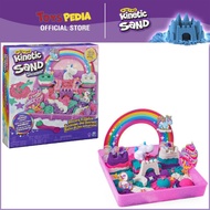 Kinetic Sand, Unicorn Kingdom with Kinetic Sand Glitter Sand and 8 moulding tools Sensory Toys