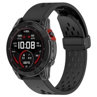 Dây đeo đồng hồ thể thao Silicon cho Đồng hồ Garmin 20mm 22mm 26mm Dây đồng hồ thoáng khí rỗng mới c