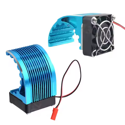 Aluminum Alloy CNC Motor Heatsink 4010 40x40mm Fan Compatible with Hobbywing Leopard Castle 4274 151