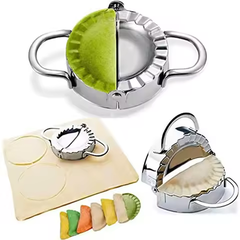 Dumpling Maker - Dumpling Press/Stainless Steel Empanada Press/Pie Ravioli Dumpling Wrappers Mold Ki