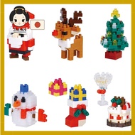 Kawada Nano Block Mini Nano Christmas (BOX) NBMC_71S 1 BOX = 6 pieces, all 6 types.