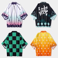 Demon Slayer Uniform Cloak Tomioka Giyuu Japanese Style Japanese Style Team Uniform Anime Suit Child