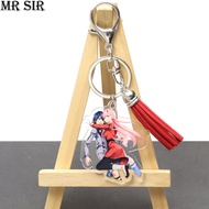 Anime Darling In The Franxx Keychain Cartoon Figure Zero Two 02 Acrylic Key Chain Bag Pendant Keyring Jewelry Gift Toy Wholesale