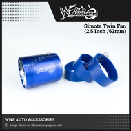 Simota Twin Fan / Air Intake Twin Fan ( 2.5 Inch / 63mm )