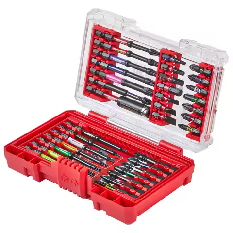 Geinxurn 35PCS Screwdriver Bits Set, Magnetic S2 Steel 1”/2'' PH/PZ/Hex/SL/Torx Impact Bit Holder an