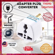 3 Pin Universal Adapter Plug UK 3 Pin Plug Socket Adaptor Europe Travel Converter Adaptor Socket 2 P