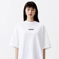 new in pack AIMER Logo T shirt White T-shirt