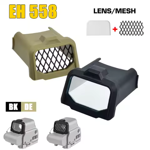 Tactical 558 Optical Scope Protective Cover with Lens/Mesh for Hunting EOTECH 558 2.0 3.0 Red Dot Si