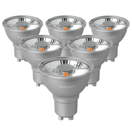 SINCELIGHT Pack of 6 PAR16 Led Gu10 Reflector Bulbs5W2700-6500K100-240VWarm WhiteDaylight Profession