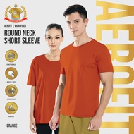 888.CO MICROFIBER ROUNDNECK SHORTSLEEVE T-SHIRT (FAST-DRY/COOL-MAX) ANTI-BACTERIA ORANGE