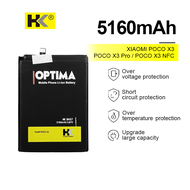 HK Optima Baterai Xiaomi POCO X3 / POCO X3 Pro / POCO X3 NFC BN57 5160 mAh 3.87V Double IC