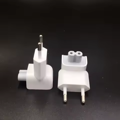 50PCS Euro Plug AC Duck Head for iPad Air Pro MacBook charger Suit for MagSafe 2 Wall Charge Power A