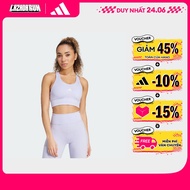 [CHỈ 24.6-GIẢM 45%+VOUCHER 10%] adidas Tập luyện Áo Bra Chạy Bộ Có Túi Medium Support Nữ Màu tím JI5