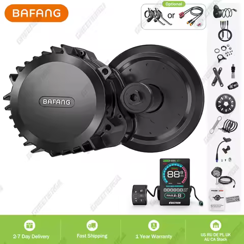 BAFANG BBSHD 1000W 52V 48V Kit Ebike Conversion Kit Mid Drive Motor 8FUN M615 Electric Bicycle Engin