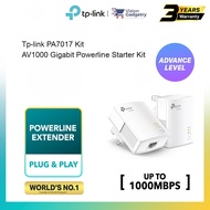 TP-Link TL-PA7017 KIT AV1000 Gigabit Powerline Starter Kit AC Range Extender