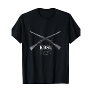 Men'S Historical Military T-Shirt - German Ordnance Mauser 7.92x57mm K98k Rifle Crossed Graphic Tee 