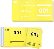 Loose Tombola 1-100 Numbers Double Numbers Lose 5 x 10 cm Blocchetti Numerati Tears Number Pad Tombo