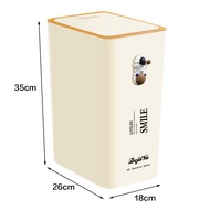 Inaso Tong Sampah Plastik Tertutup Minimalis Tempat Sampah Dengan Klik Otomatis Ruang Tamu Dapur Kam