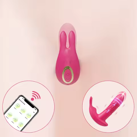 APP Bluetooth Control Vagina Vibrator Masturbation Women Clitoris Vibration Stimulator Wearable Vibr