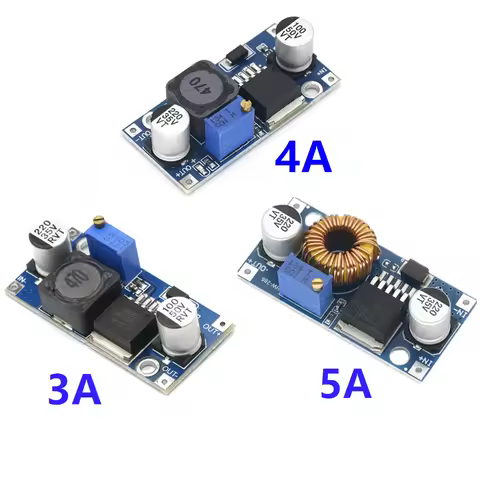 1Piece Adjustable DC To DC LM2596 LM2596S XL4015 Buck Boost Module 3A 4A 5A Step-down Power Supply R