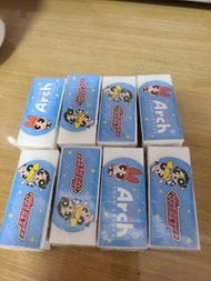 日本 arch 飛天小女警 擦膠 橡皮 日本製 膠擦