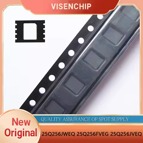 1piece New Original 25Q256JWEQ 25Q256FVEG 25Q256JVEQ W25Q256JWEIQ W25Q256FVEIG W25Q256JVEIQ QFN-8