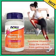 【EXP:2028】NOW Foods , Highest Potency Vitamin D3 , 2,000 IU - 120/240 Softgels-e15p1a_725
