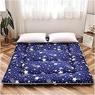 Printed Futon Mattress Foldable Roll Up Floor Pad Boys Girls Japanese Floor Mattress Tatami Mat (Col
