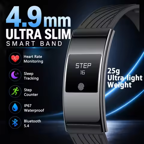 4.9mm Ultra-Slim 2026 NEW Smart Watch Men and Women Ultra-light 25g Blood Oxygen Sleep Monitoring Bo