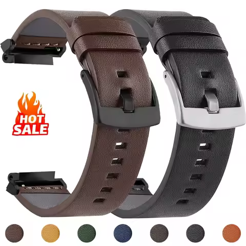 Leather Band For Huami Amazfit T-REX 2/3 Watch Strap Man For Amazfit T-Rex/T-Rex Pro/T-Rex 2 Ultra R