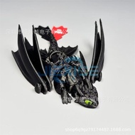 Cara Melatih Naga Anda: Model Figurine Mainan Toothless Lightwing dengan Sayap yang Bercetak 3D dan 