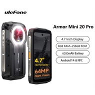 Ulefone Armor mini 20 Pro 5G Rugged Phone Android 14 Smartphone 6200mAh 8GB+256G