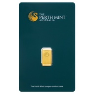 [ OLD READY STOCK] Perth Mint Green Australia Emas 1 Gram Oversea Gold Bar 24k 999.9 LBMA Limited St